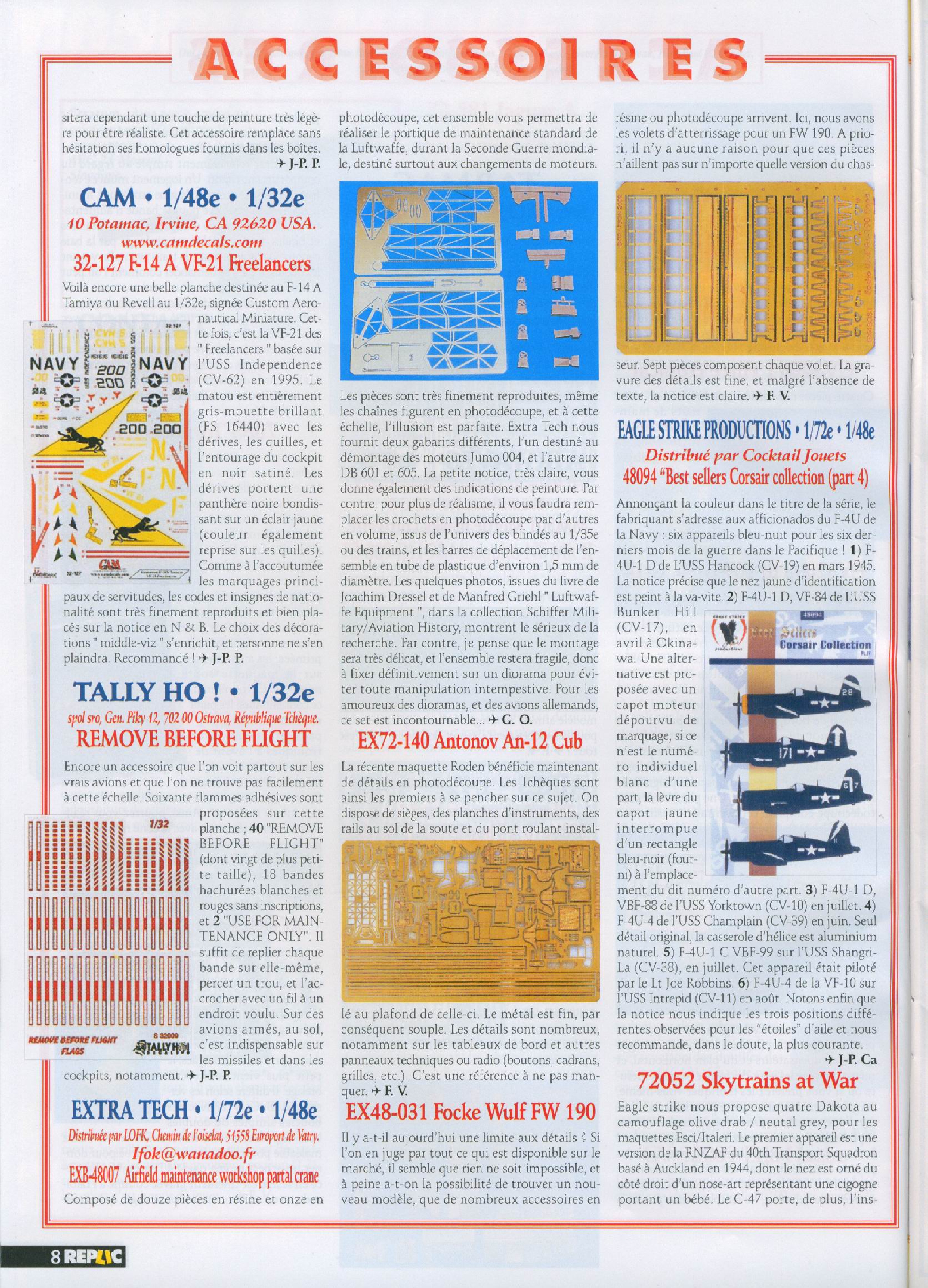 Replic 139 - Mirage V BA, Vellington Mk I, Max Holste Broussard, Technic - Engines